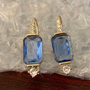 BHLDN blue stone 'Montoya' drop earrings